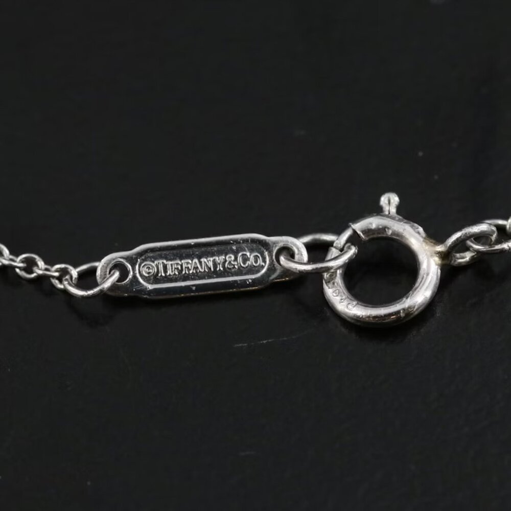 Tiffany & Co. Platinum 0.25 CTW Diamond Heart Necklace - Picture 5 of 6
